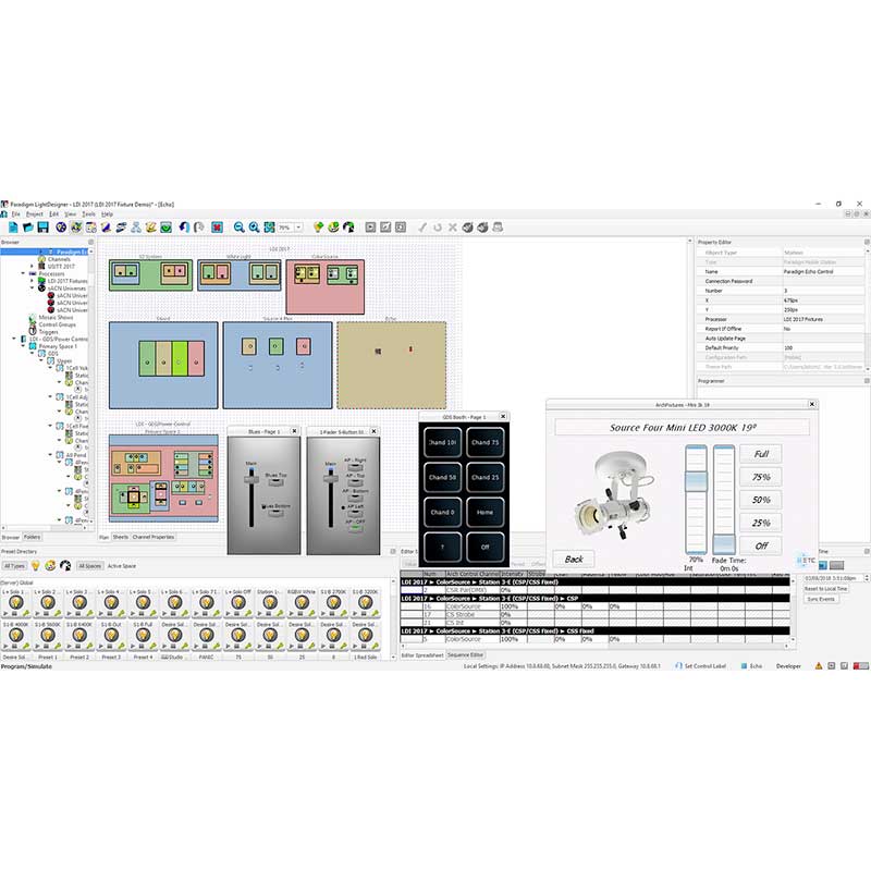 Paradigm LightDesigner SPX Lighting